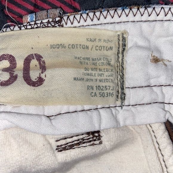 Mens Hollister plaid shorts size 30 brown casual 100% cotton good condition - Picture 4 of 4